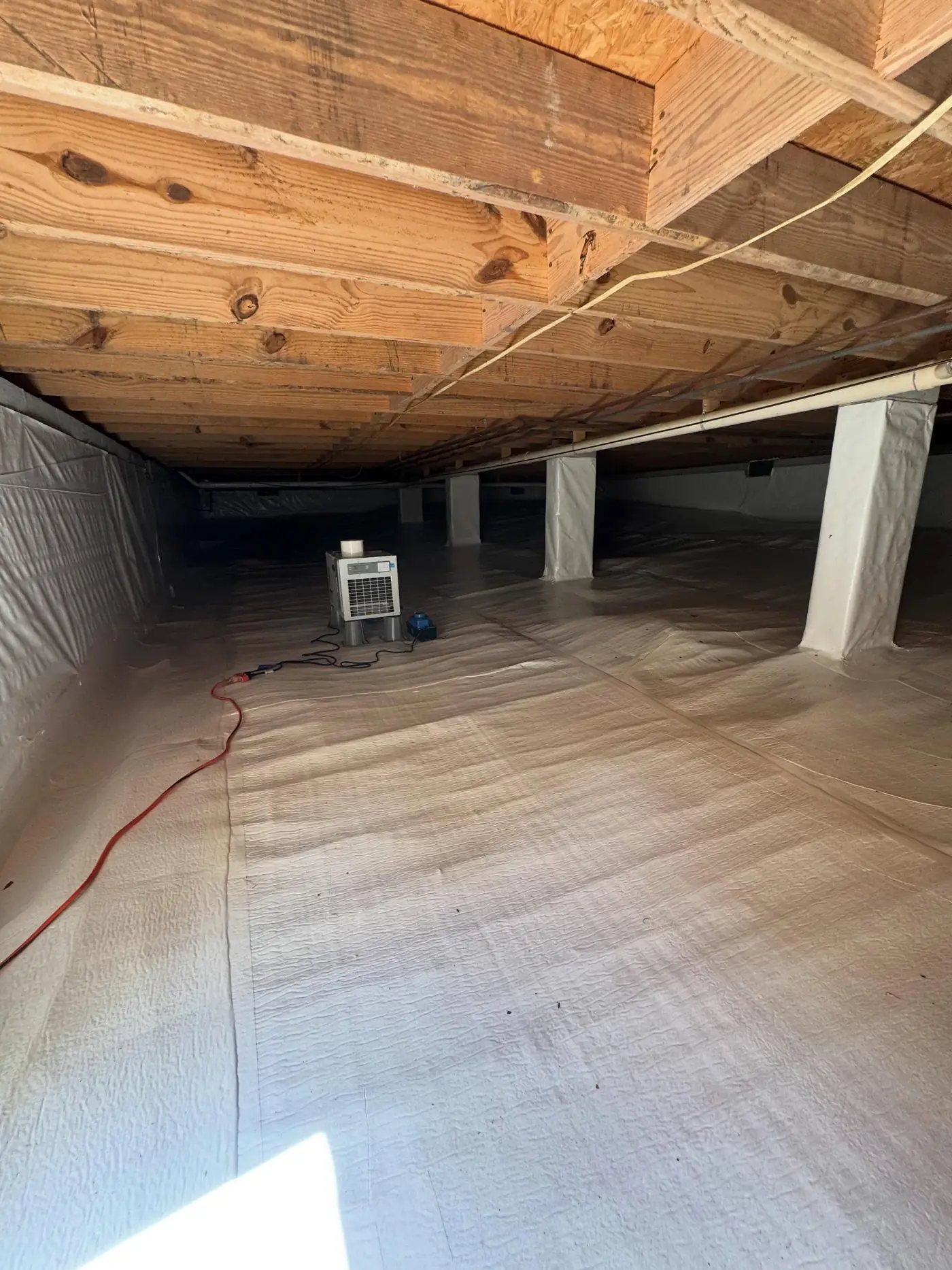 Encapsulated crawl space in Douglasville, GA by PPS Waterproofing