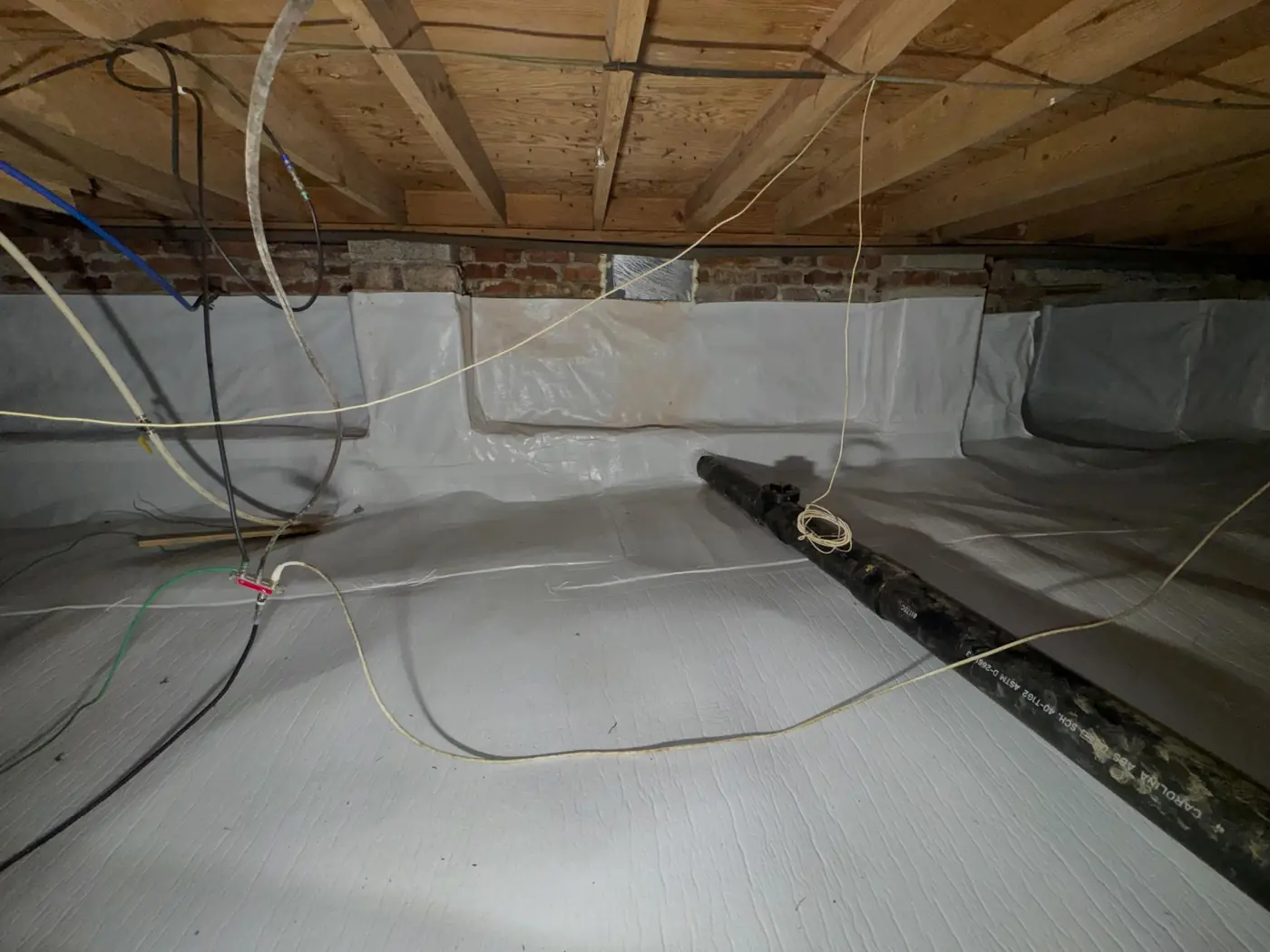 Crawl space perimeter drainage, Kennesaw, GA