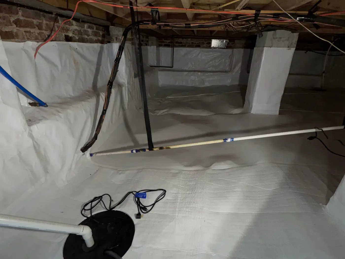 Crawl space sump pump, Kennesaw, GA