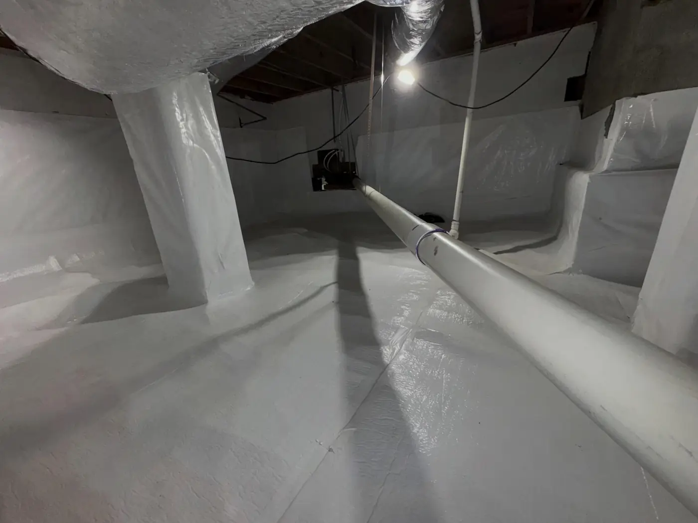 Crawl space encapsulation, Rome, GA