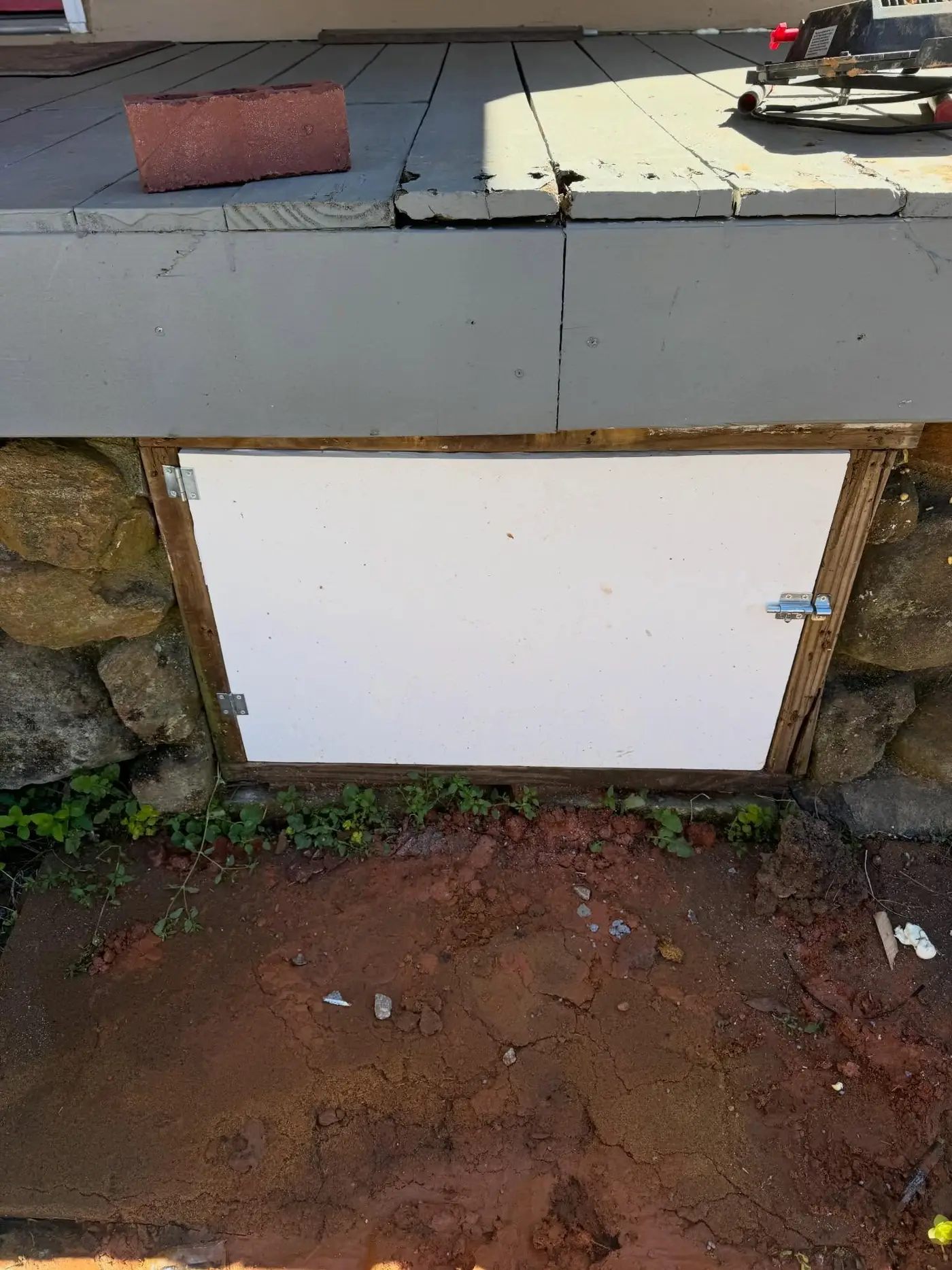 Sealed crawl space access door, Woodstock, GA